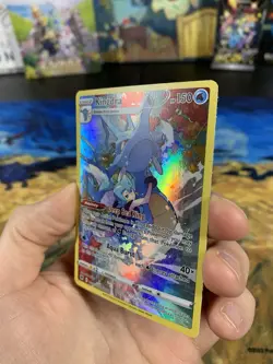 Pokemon Card Astral Radiance SWSH10 Kingdra Full Art Rare TG03/TG30 - Creased - Image 3