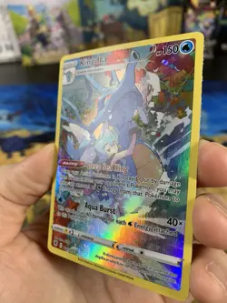 Pokemon Card Astral Radiance SWSH10 Kingdra Full Art Rare TG03/TG30 - Creased - Image 4
