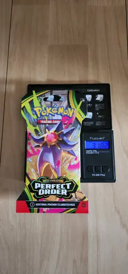🔥 31.82g Pokemon Perfect Order Sleeved Booster Pack Factory Sealed - Image 1