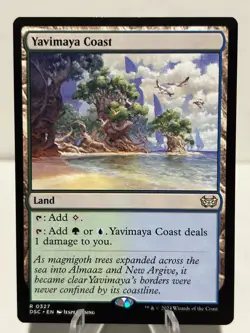 Yavimaya Coast 327 R Commander: Duskmourn: House of Horror NM MTG - Image 1
