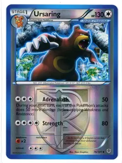 Ursaring Reverse Holo 76/101 Plasma Blast Pokemon Card - Image 1
