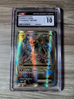 M Charizard EX 101/108 Ultra Rare - Pokemon Evolutions CGC 10 Gem Mint - Image 1