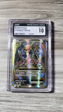 M Charizard EX 101/108 Ultra Rare - Pokemon Evolutions CGC 10 Gem Mint - Image 2