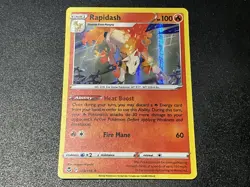 Rapidash - 022/195 - Holo Rare - Silver Tempest - Pokemon LP FREE SH - Image 1