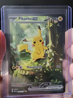 Pokemon TCG Ascended Heroes Pikachu EX SIR 276/217 - “Treekachu” Forest Pika- MN - Image 1
