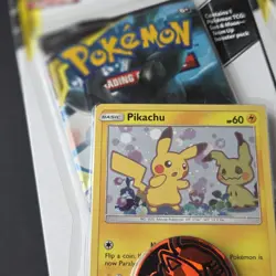 Pokemon TEAM UP Blister Packs Checklane Pikachu &Mimikyu SM162 &3 promo-LOT OF 2 - Image 3