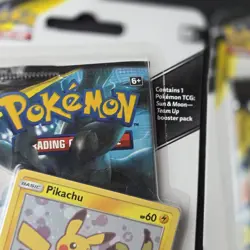 Pokemon TEAM UP Blister Packs Checklane Pikachu &Mimikyu SM162 &3 promo-LOT OF 2 - Image 5
