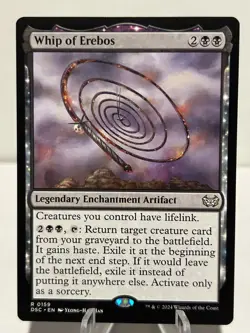 Whip of Erebos 159 R Commander: Duskmourn: House of Horror NM MTG - Image 1