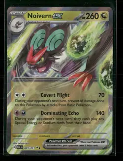 Noivern ex 069/091 Double Rare Paldean Fates Pokemon Holo Near Mint - Image 1