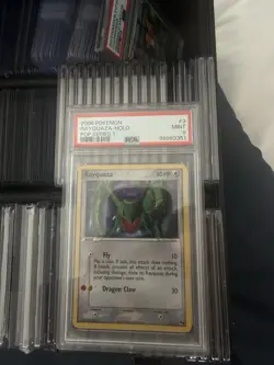 Pokemon Rayquaza Holo Rare 2006 Pop Series 1 PSA 9 Mint - Image 1