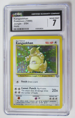 1999 Pokemon Jungle Kangaskhan Holo 5/64 CGC 7 - Image 1