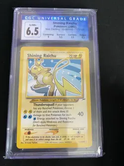 CGC 6.5 Shining Raichu Neo Destiny Unlimited 111/105 2002 Pokemon - Image 1