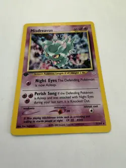 2001 Pokemon Neo Revelation 1st Edition Misdreavus Holo #11/64 - Image 2