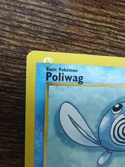 Pokemon Poliwag 59/102 Base Set (PRINTER HICKEY) LP - Image 2