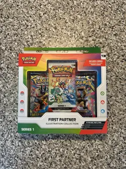 Pokemon TCG First Partners Illustration Collection Series 1 Sealed Brand New - Image 1