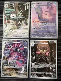 Pokemon Perfect Order Bundle Spewpa Aurorus Drapion Doublade Full Art Free P&P - Image 1