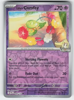 Lillie's Comfey 068/159 Common Journey Together Pokemon Reverse Holo Near Mint - Image 1