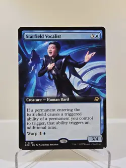 MTG Starfield Vocalist (Extended Art) Regular Edge Of Eternities (EOE) - Image 1