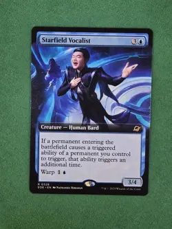 MTG Starfield Vocalist (Extended Art) Regular Edge Of Eternities (EOE) - Image 3