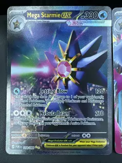 Pokemon TCG Perfect Order Mega Starmie Special SIR 118/088 And 021/088 - Image 2