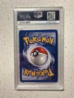 2000 POKEMON GYM HEROES 1ST ED #31 MISTY'S POLIWRATH PSA 8 - Image 2