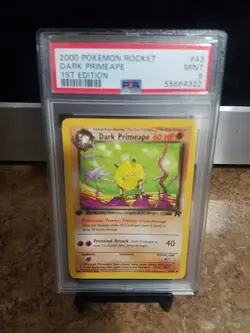 2000 Pokemon Rocket Dark Primeape 1st Edition Psa 9 - Image 1