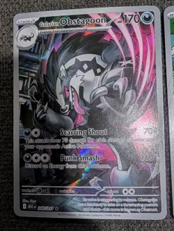 Pokemon Ascended Heroes IR Lot of 2 Galarian Obstagoon 245 Fan Rotom 250 NM - Image 1