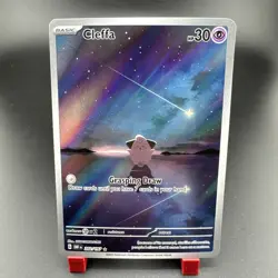 2023 Pokemon Cleffa 202/197 Illustration Rare Obsidian Flames - Image 1
