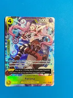 Perona (Alternate Alt Art) OP14-111 R THE AZURE SEA'S SEVEN English One Piece - Image 1