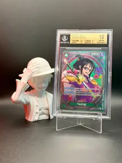 One Piece Heroines: Tashigi SP EB03-018 Foil BGS 10 - Image 1