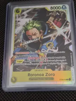 One Piece Roronoa Zoro ST29-014 Foil Starter Deck Egghead ST29 - Image 1