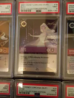 Lorcana D100 Collector's Edition Promo Set Of 6 PSA 9 - Image 3