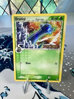 Dratini Delta Species 46/101 Dragon Frontiers Reverse Holo Stamp Pokemon #46 NM+ - Image 1