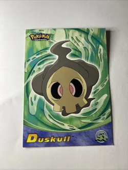 1x Topps Pokemon Advanced Non Holo Duskull #30 Light;y Played Free Shipping - Image 1