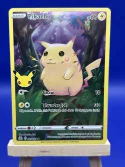 Pikachu 005/025 Pokemon Celebrations Full Art 25th Anniversary - NM - Image 1