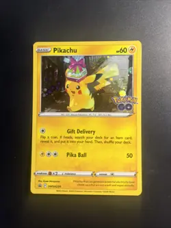 Pikachu - SWSH234 - SWSH: Sword & Shield Promo Cards (SWSD) Pokemon Go Near Mint - Image 1