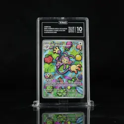2025 Pokemon ME Phantasmal Flames 107/094 Ambipom Illustration Rare TAG 10 (961) - Image 1