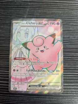 Pokemon TCG Lillie’s Clefairy Ex 173/159, Scarlet & Violet - Journey Together - Image 1
