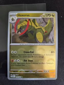 Haxorus Poke Ball Holo - BLK 070 - S&V Black Bolt - Pokemon TCG - NM - Image 1