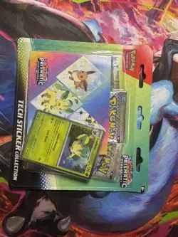 ⭐ Pokemon Prismatic Evolutions ⭐ Tech Sticker Collection Sealed 💚 Leafeon - Image 1