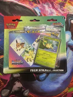 ⭐ Pokemon Prismatic Evolutions ⭐ Tech Sticker Collection Sealed 💚 Leafeon - Image 3