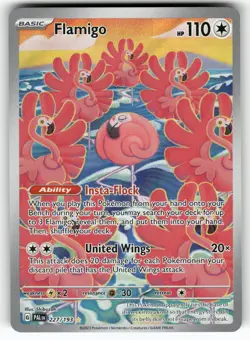 Flamigo 227/193 Illustration Rare Paldea Evolved Pokemon Near Mint - Image 1