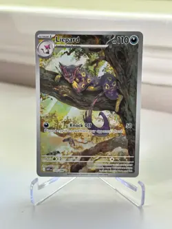 Pokemon Liepard 137/086 Illustration Rare Sv: White Flare Holo NM/M+ - Image 1