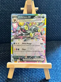 Pokemon Umbreon ex 060/131 Prismatic Evolutions Double Rare Holo NM+ - Image 1