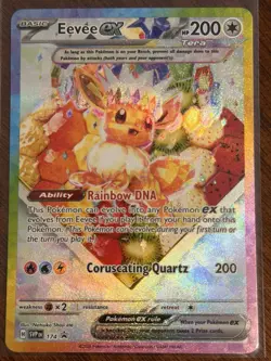 Pokemon TCG Eevee EX SVP 174 Prismatic Evolutions SPC PROMO - NM - Image 1