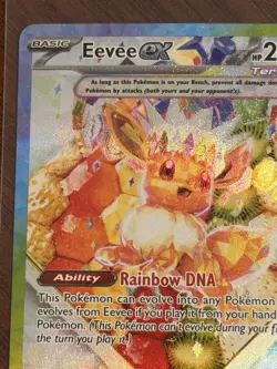 Pokemon TCG Eevee EX SVP 174 Prismatic Evolutions SPC PROMO - NM - Image 4