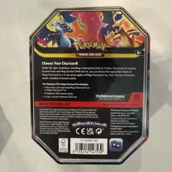 Pokemon Mega Charizard X EX Tin - Factory Sealed - Includes Promo and 4X packs - Image 2