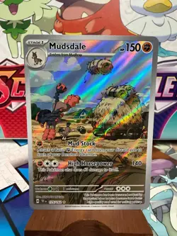 Mudsdale 175/162 Illustration Rare - Temporal Forces - Pokemon TCG - SHIPS FAST - Image 1
