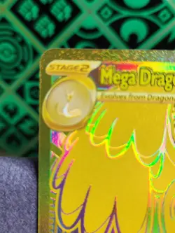 Mega Dragonite Ex 295/217 GOLD HYPER RARE POKEMON ASCENDED HEROES, NM - Image 2
