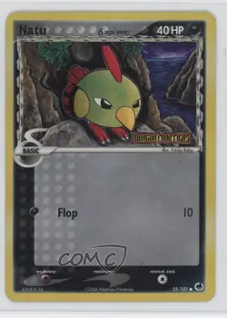 Natu Reverse Foil Pokemon EX Dragon Frontiers #55 2006 - Image 1